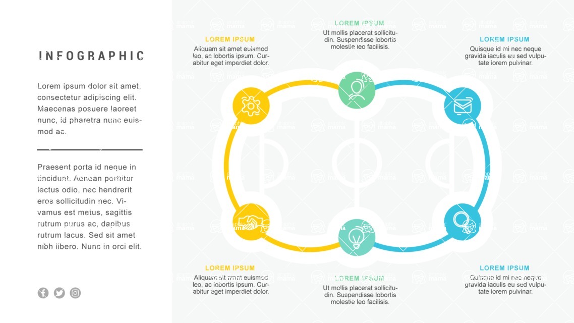 Infographic Templates Collection - Vector, Photoshop, PowerPoint, Google Slides - Sport Infographic Template with Pitch